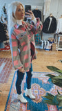 Dax ultra soft flannel shacket (pink/gray)