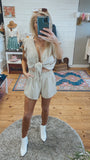Shoreline Frill Tie Top & Shorts Set