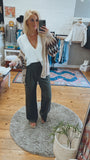Into the Sunglight aztec slouchy cardigan (brown/taupe)