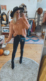 Faith ultra soft cable knit sweater (blush)
