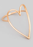 Heart Cut Out Ring (rose gold)