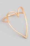 Heart Cut Out Ring (rose gold)