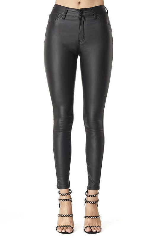 Lennon leather pant (black)