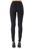 Santa Monica high rise skinny jean (black)