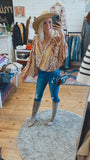 Zoey boho aztec puff sleeve bodysuit