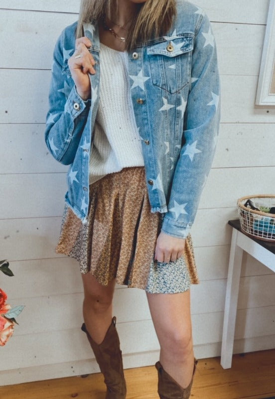 She's a star denim jacket (medium denim)