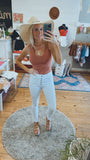 Ginger Bodycon V Neck Tank