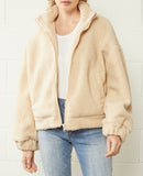 Republic sherpa jacket (beige)